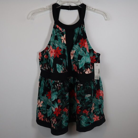 Catherines Plus Size Floral Swimsuit Top 16W - Picture 1 of 7